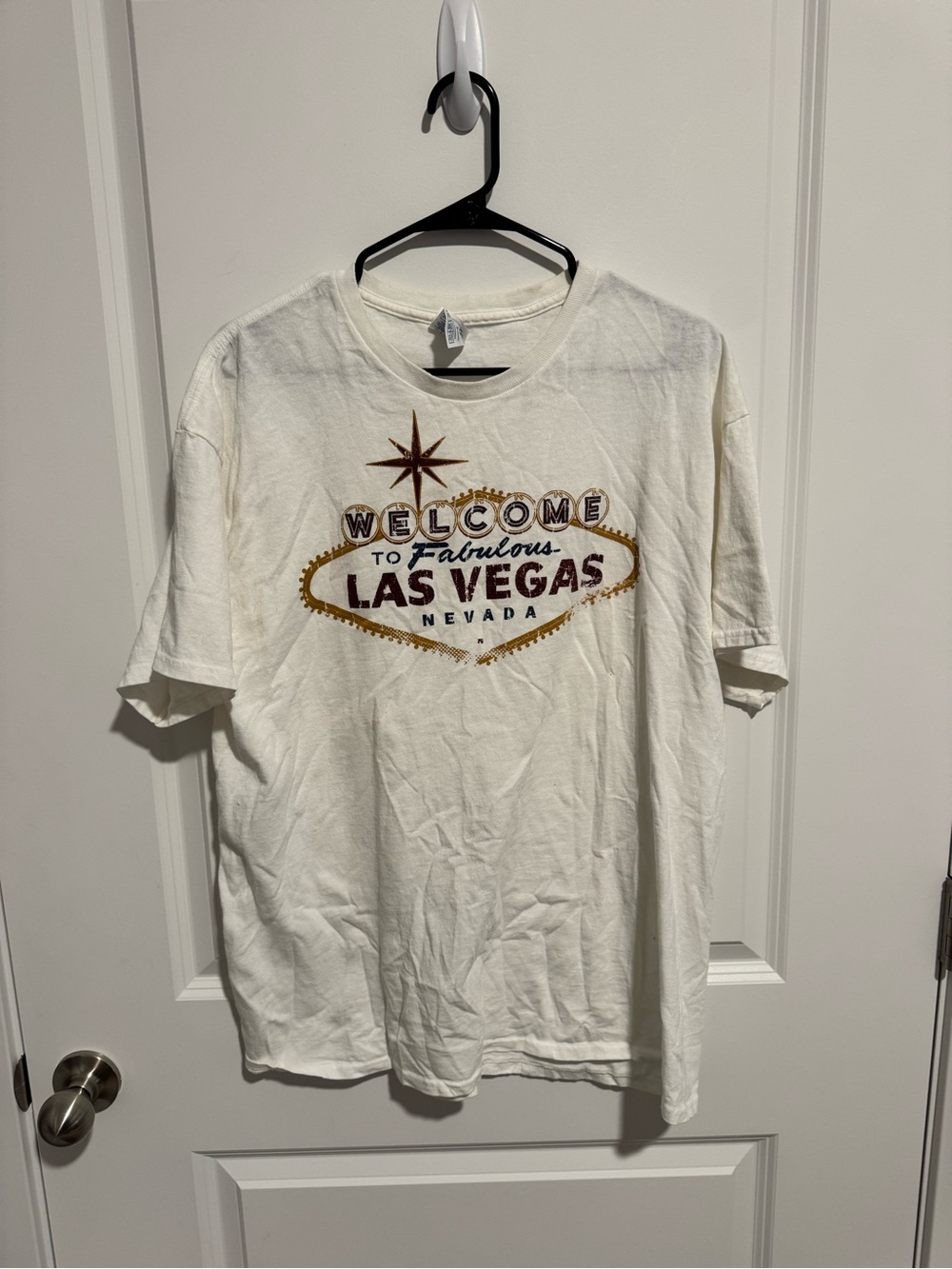 Delta White Las Vegas Graphic Short-Sleeve Tee